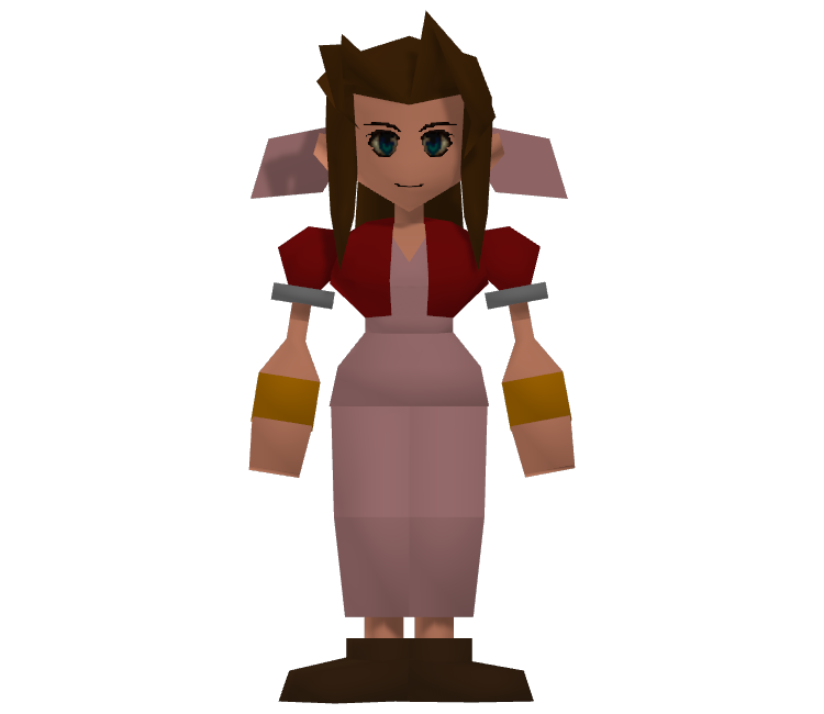 High Quality aerith og model Blank Meme Template