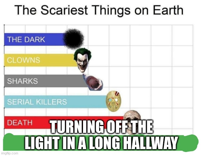 running | TURNING OFF THE LIGHT IN A LONG HALLWAY | image tagged in scary,funny memes | made w/ Imgflip meme maker