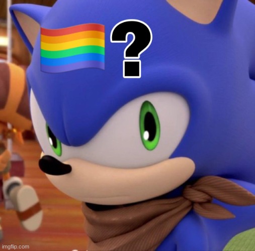 sonic gay | image tagged in sonic gay | made w/ Imgflip meme maker