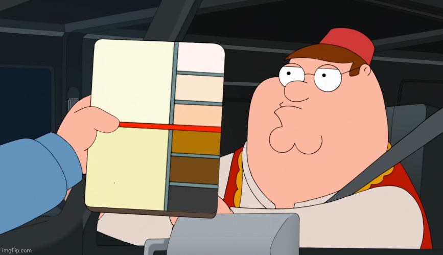 family guy race card | image tagged in family guy race card | made w/ Imgflip meme maker