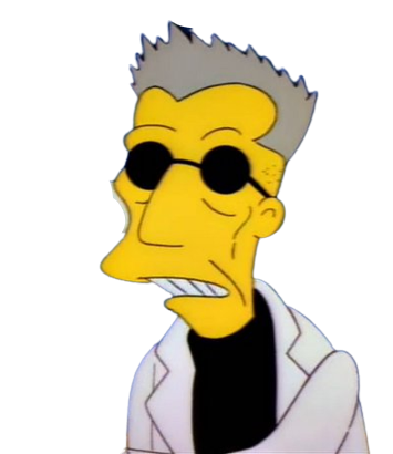 Simpsons Batman Scientist Blank Meme Template