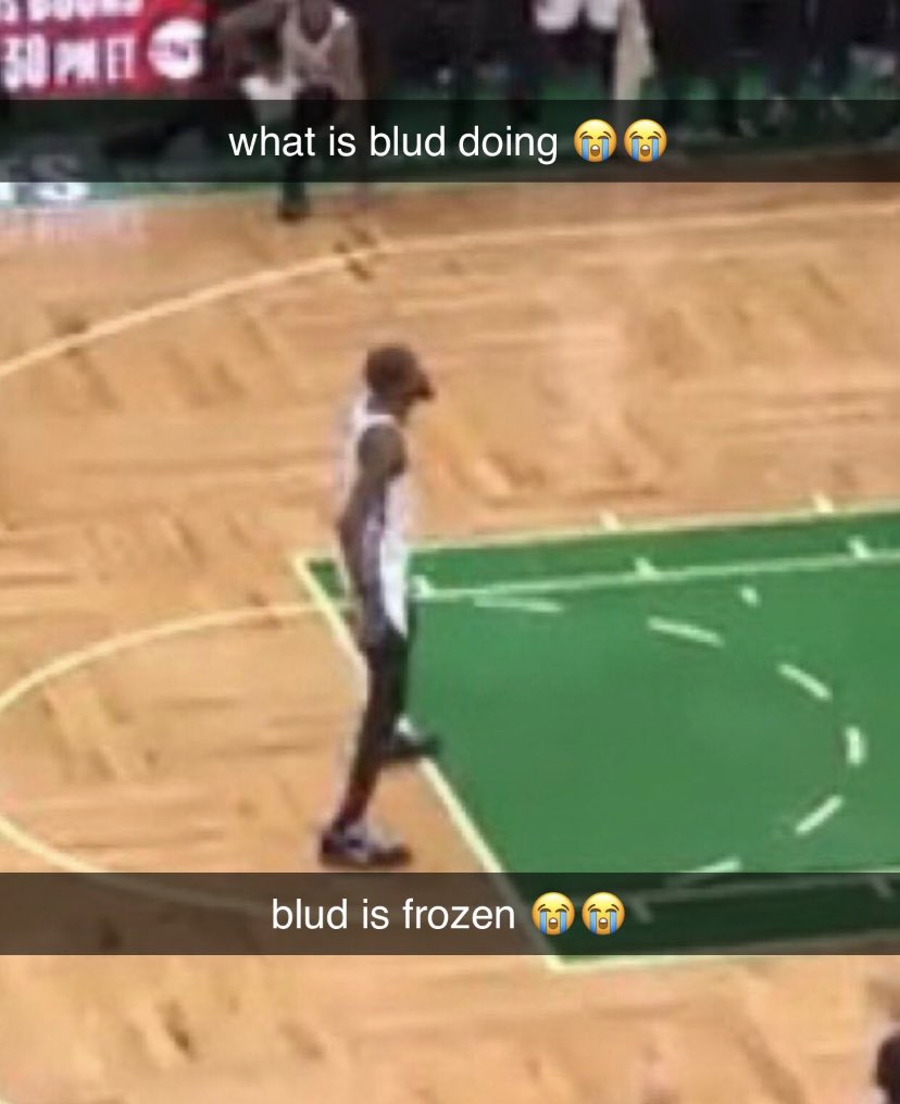 Blud is frozen Blank Meme Template