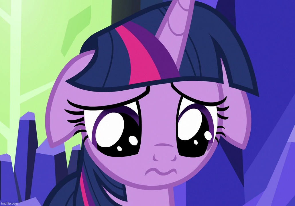 Sad Twilight (MLP) | image tagged in sad twilight mlp | made w/ Imgflip meme maker