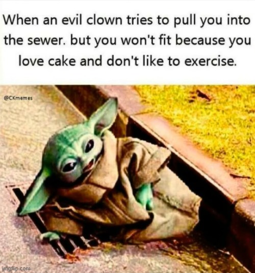 image tagged in it,cake,exercise | made w/ Imgflip meme maker
