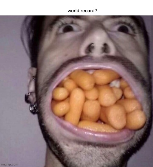 Meme #1,718 | world record? | image tagged in memes,cursed image,cursed,carrots,food,funny memes | made w/ Imgflip meme maker