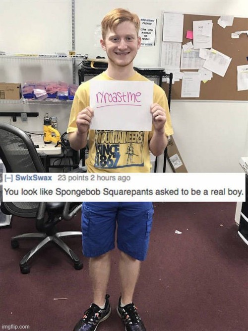 Oof... that's gotta leave a mark in his confidence X_X | made w/ Imgflip meme maker