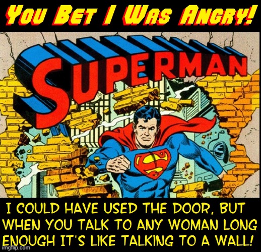 I don't wanna name names, but her initials were L.L. | image tagged in vince vance,superman,comics/cartoons,memes,women,talking to wall | made w/ Imgflip meme maker