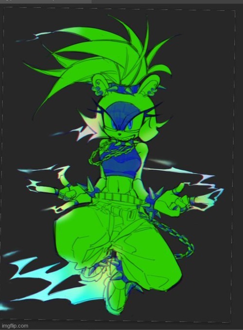 cool sonic fanart #1 (by XammyOowah) | made w/ Imgflip meme maker
