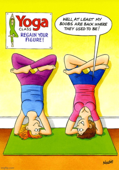 Yoga class | image tagged in regain your figure,yoga class,comics | made w/ Imgflip meme maker