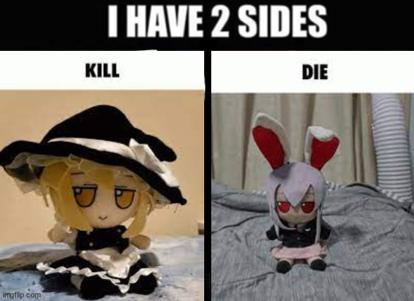 i have 2 sides | image tagged in i have 2 sides | made w/ Imgflip meme maker