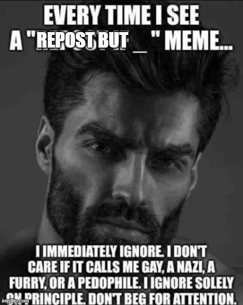 Every time I see a repost if meme | REPOST BUT | image tagged in every time i see a repost if meme | made w/ Imgflip meme maker