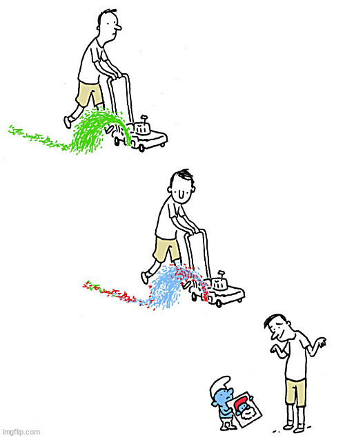 Where Smurf be gone? | image tagged in memes,middle school | made w/ Imgflip meme maker