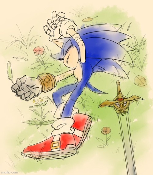 cool sonic fanart #5 (art by historiaallen) - Imgflip