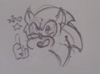 High Quality sonic thumbs up Blank Meme Template