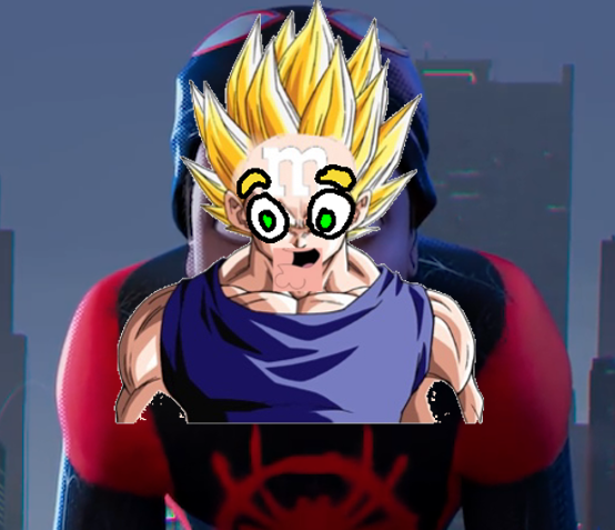 Spider Saiyan Dynasti Noble M&M Blank Meme Template