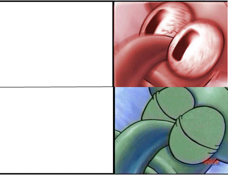 Squidward Blank Meme Template