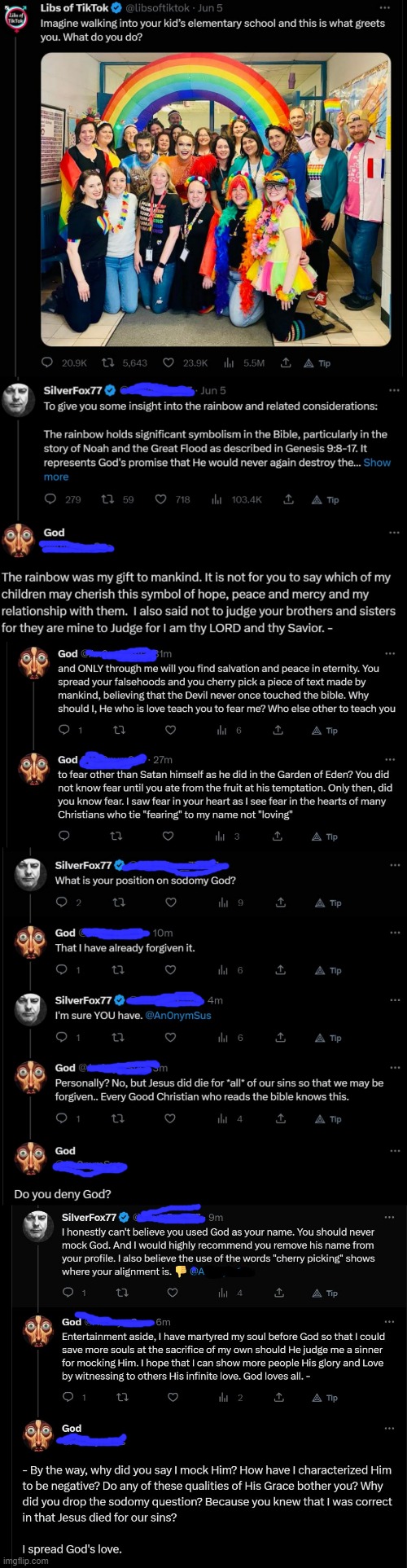 How to teach Christians about God while trolling them. | image tagged in aggressive compliance,christianity,god,jesus,lgbtq,rekt | made w/ Imgflip meme maker