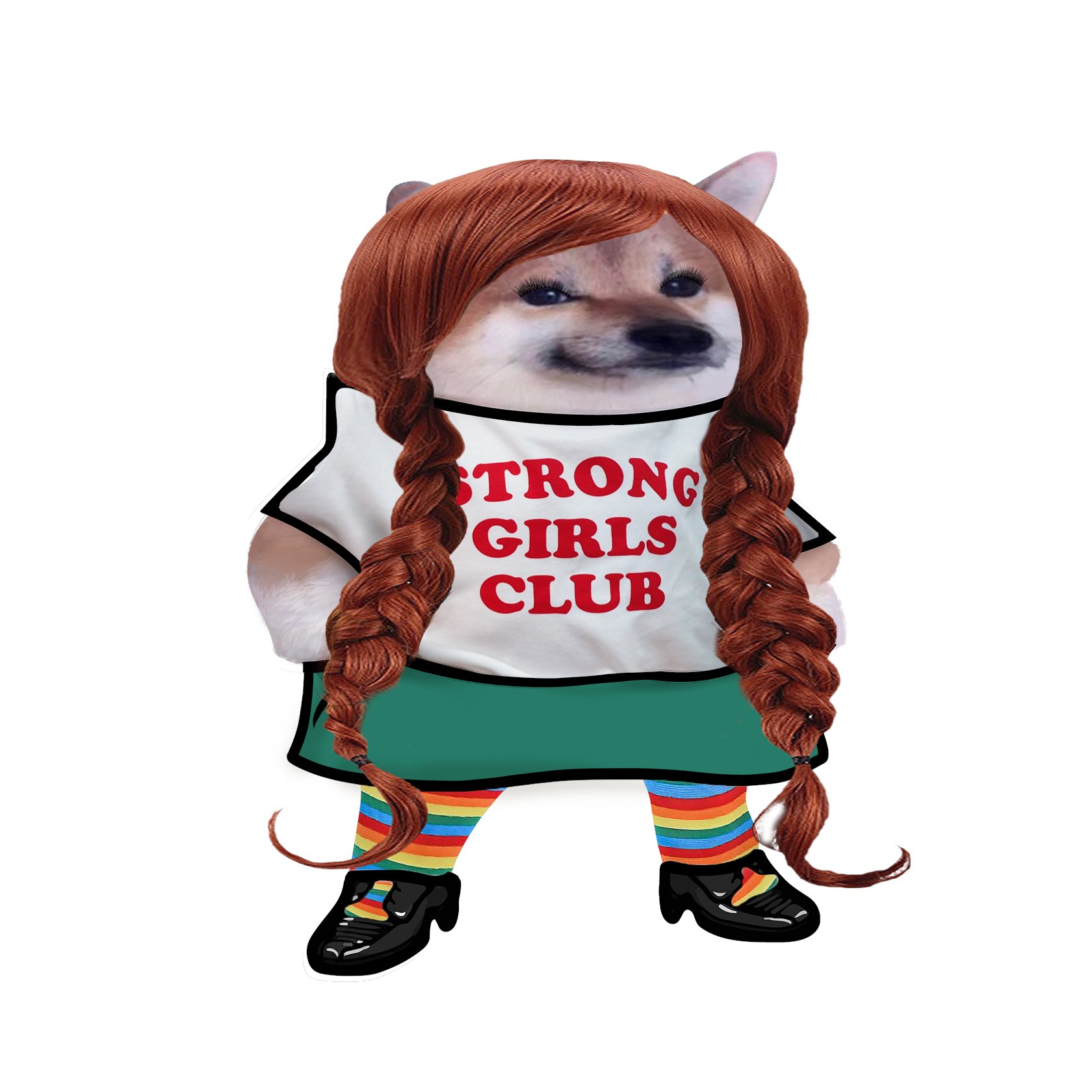 StrongGirlsClub Blank Meme Template