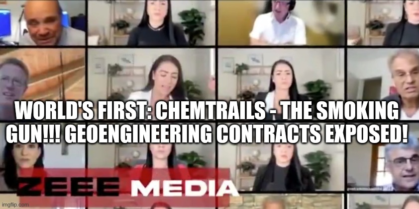 World's First: Chemtrails - The Smoking Gun!!! Geoengineering Contracts Exposed!  (Video) 