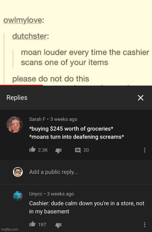 Cursed_cashier | image tagged in memes,cursedcomments | made w/ Imgflip meme maker