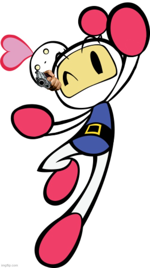 White Bomber and Ballom (Super Bomberman R) | image tagged in white bomber and ballom super bomberman r | made w/ Imgflip meme maker