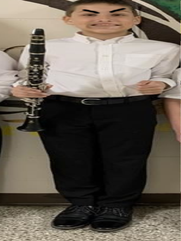 Angry Clarinet Player Blank Meme Template