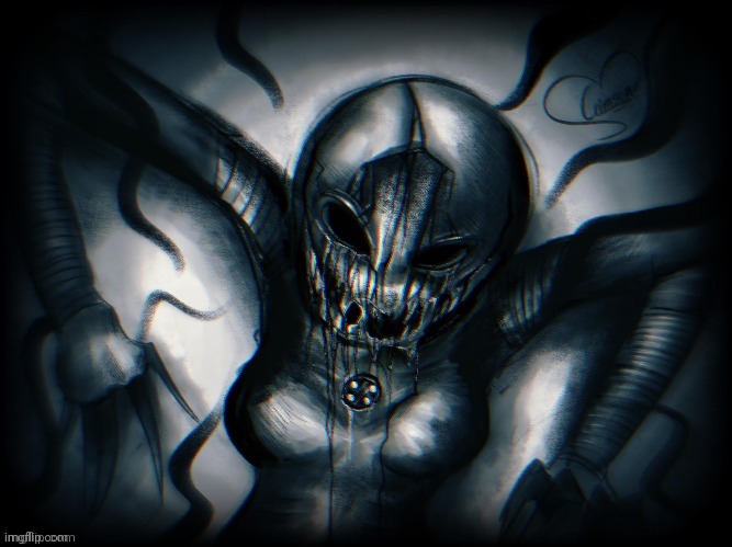 My friend drew one of my fnaf ocs, Maryon (if any of you say what I think you're gonna say, I'm gonna morb) | made w/ Imgflip meme maker