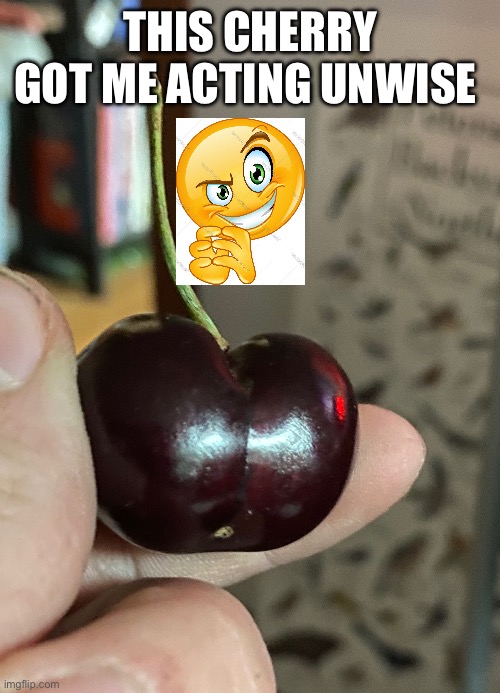 THIS CHERRY GOT ME ACTING UNWISE | made w/ Imgflip meme maker