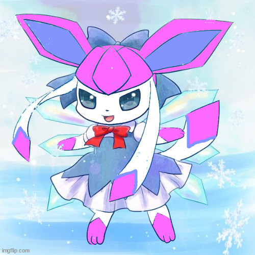 YAYAYA IM THE ICE  FAIRY (art by someone on pintnetst) | made w/ Imgflip meme maker