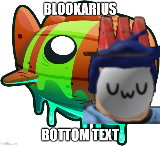 BLOOKARIUS BOTTOM TEXT | made w/ Imgflip meme maker