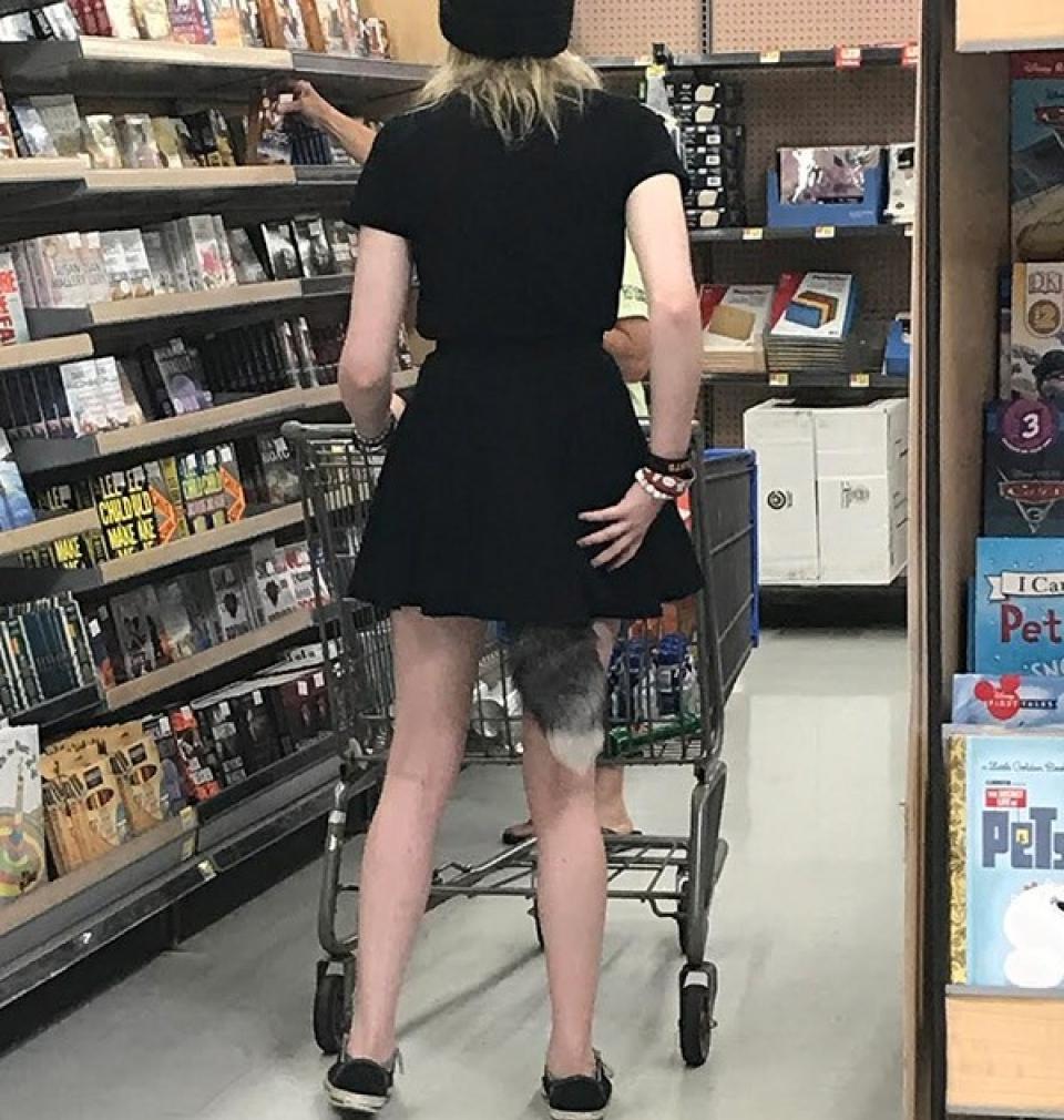 High Quality Woman in store Blank Meme Template