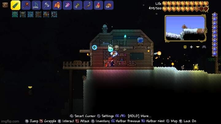 My snow house in Terraria | image tagged in terraria,gaming,nintendo switch,screenshot | made w/ Imgflip meme maker