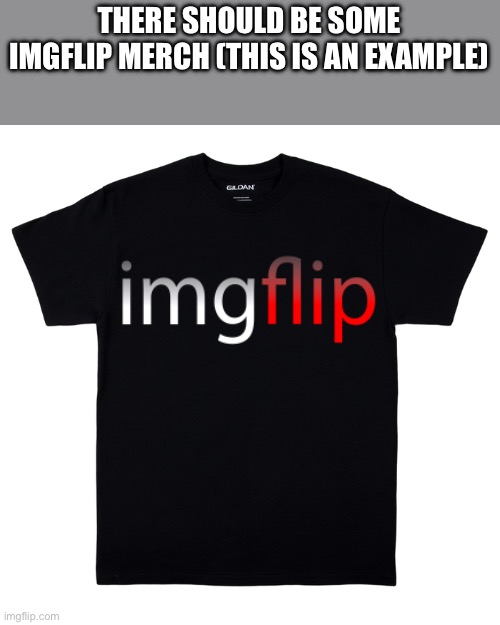 To show the fandom of imgflip everywhere and such | THERE SHOULD BE SOME IMGFLIP MERCH (THIS IS AN EXAMPLE) | made w/ Imgflip meme maker
