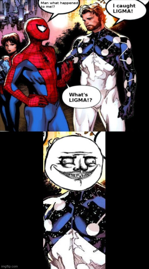 Spiderman meets Cosmic Spiderman | image tagged in memes,funny memes,meme,spiderman,cosmic spiderman,marvel | made w/ Imgflip meme maker