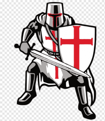 High Quality Crusader knight Blank Meme Template