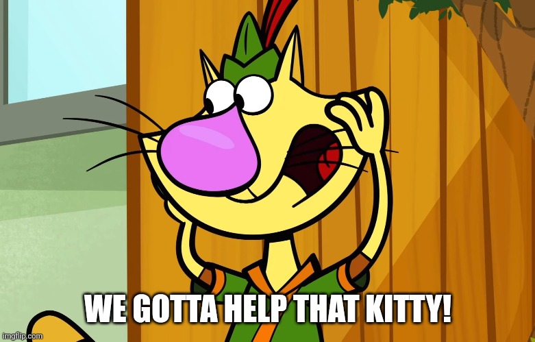 WE GOTTA HELP THAT KITTY! | made w/ Imgflip meme maker