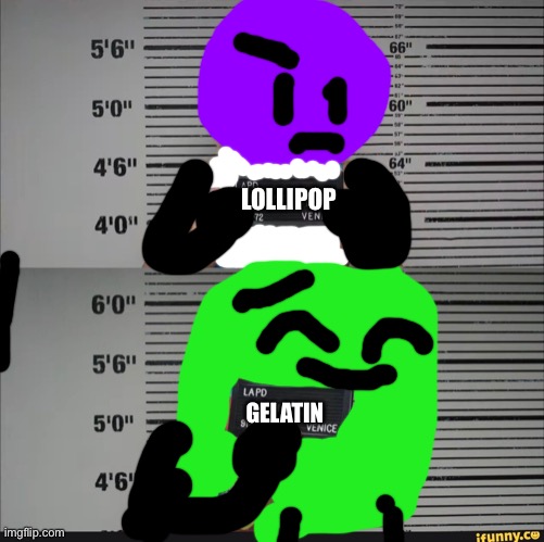 Yes, I know it’s shitty. | LOLLIPOP; GELATIN | image tagged in barbie jail,bfb,bfdi | made w/ Imgflip meme maker