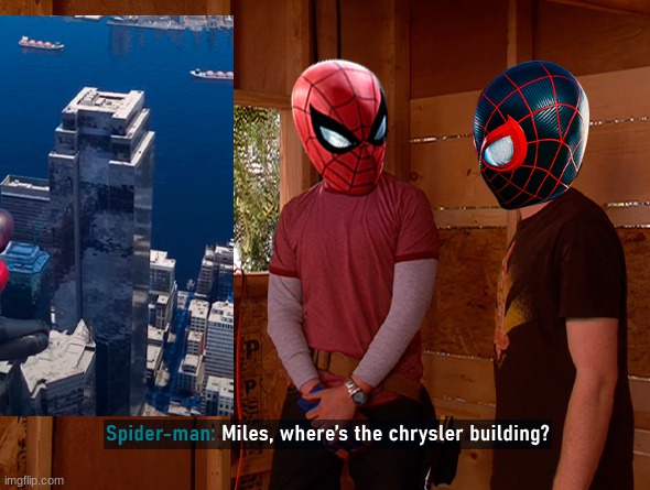 my Spider-Man 2018 disk broke so i have to play Miles Morales | made w/ Imgflip meme maker