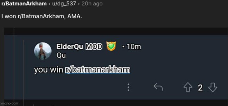 r/BatmanArkham | made w/ Imgflip meme maker
