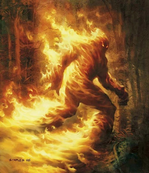 Fire Elemental Blank Meme Template