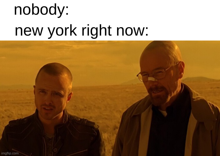Breaking my lungs | nobody:; new york right now: | image tagged in memes,funny,breaking bad | made w/ Imgflip meme maker