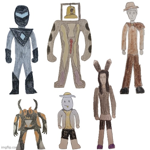 I made my latest 6 drawings transparent | made w/ Imgflip meme maker