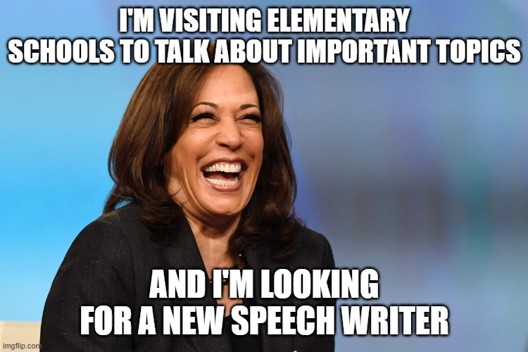 Kamala harris laughing imgflip