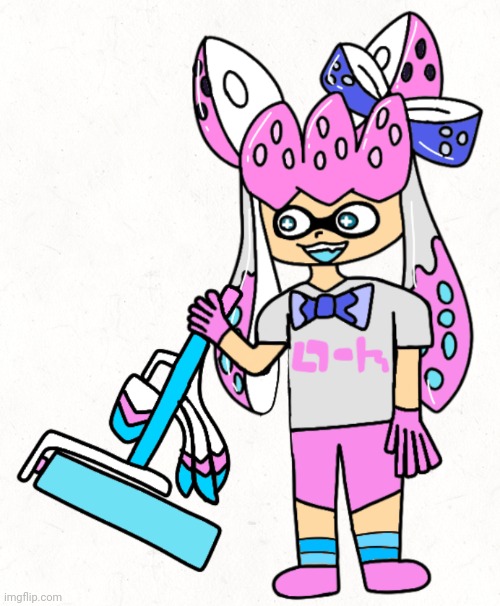 inkling sylceon drawn by nat Blank Meme Template
