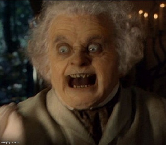 Bilbo Wrath | image tagged in bilbo wrath | made w/ Imgflip meme maker