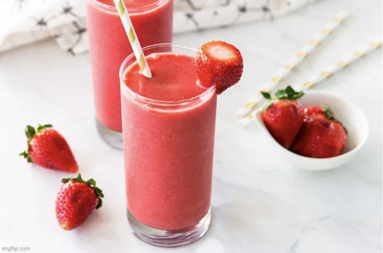 Strawberry Smoothie | image tagged in strawberry smoothie | made w/ Imgflip meme maker