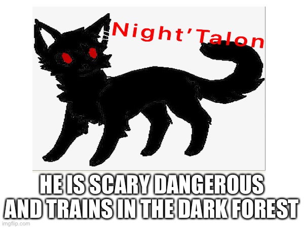 HE IS SCARY DANGEROUS AND TRAINS IN THE DARK FOREST | made w/ Imgflip meme maker