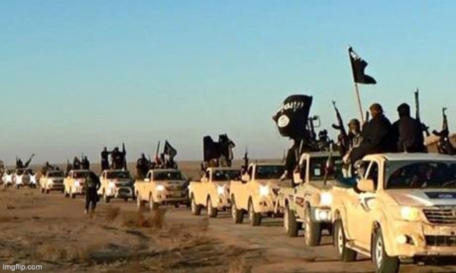 ISIS army | image tagged in isis army | made w/ Imgflip meme maker