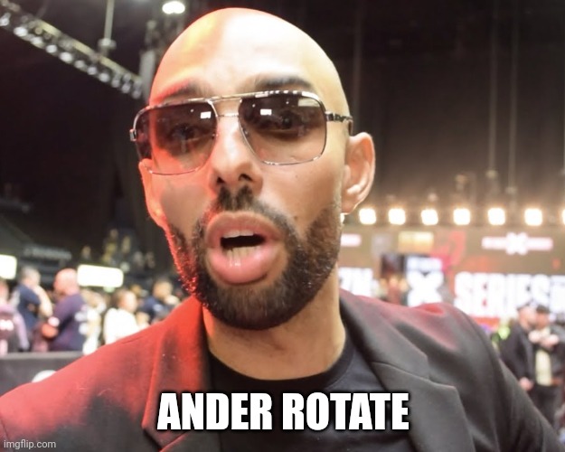 Ander Rotate | ANDER ROTATE | image tagged in andrew tate,gifs,fun | made w/ Imgflip meme maker
