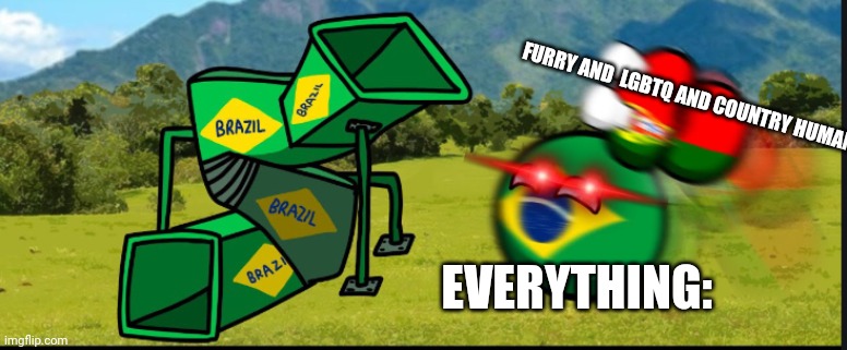 You Are Going To Brazil Countryballs Imgflip